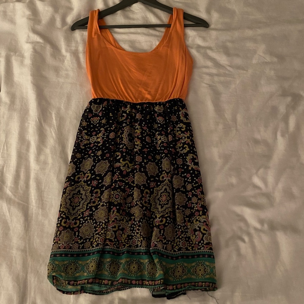 Paisley Tank Top Dress